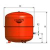 IPX 50 liter ekspansjonskar, gulvst&#229;ende