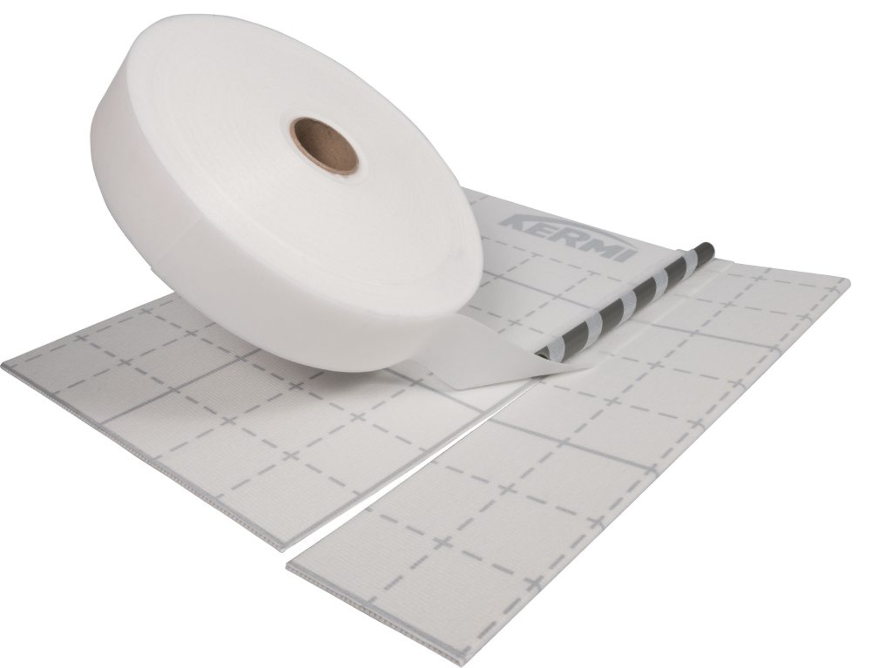 Borrelåsbånd for x-net C17 klettplate og -rør, 50 mm x 100 m rull