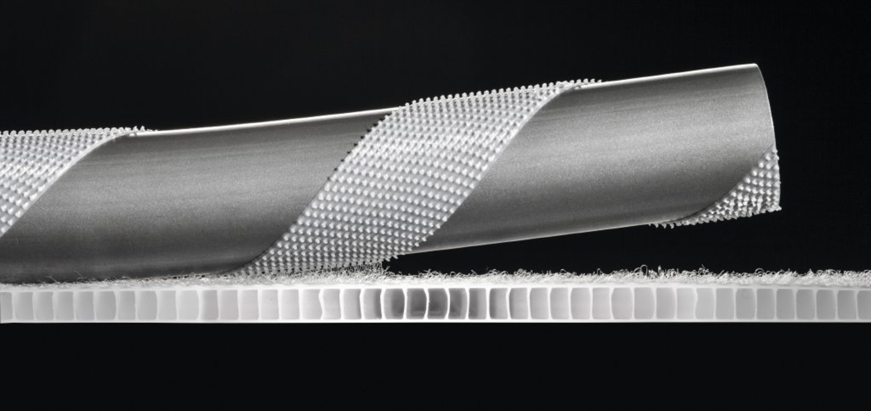 Plate m/ fleece x-net C17 klett, 2000x1000 x3 mm. Pakke m/ 5 stk plater - 10 m²