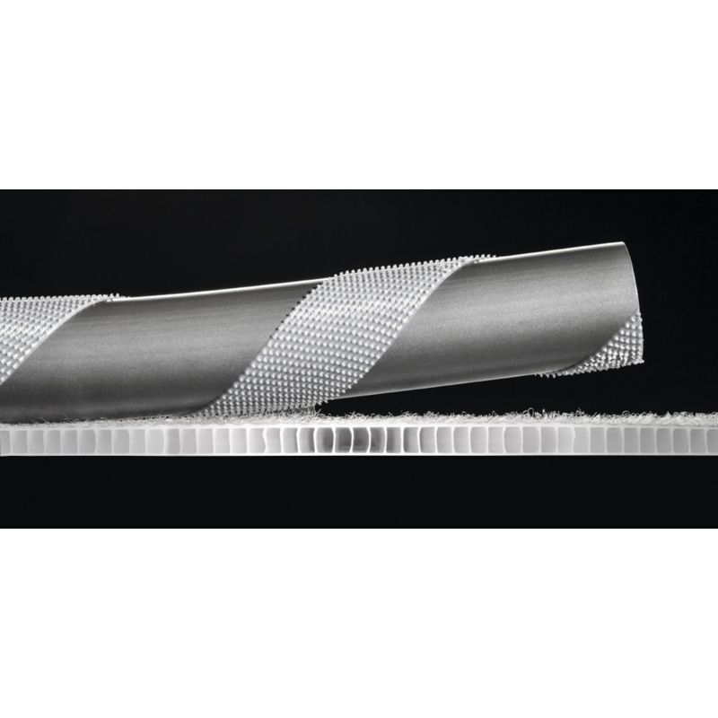 Plate m/ fleece x-net C17 klett, 2000x1000 x3 mm. Pakke m/ 5 stk plater - 10 m²