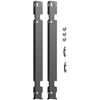 Vinkelbrakett&#160;lang,&#160;forsinket,&#160;radiatorh&#248;yde 600 mm, sett med 2 braketter
