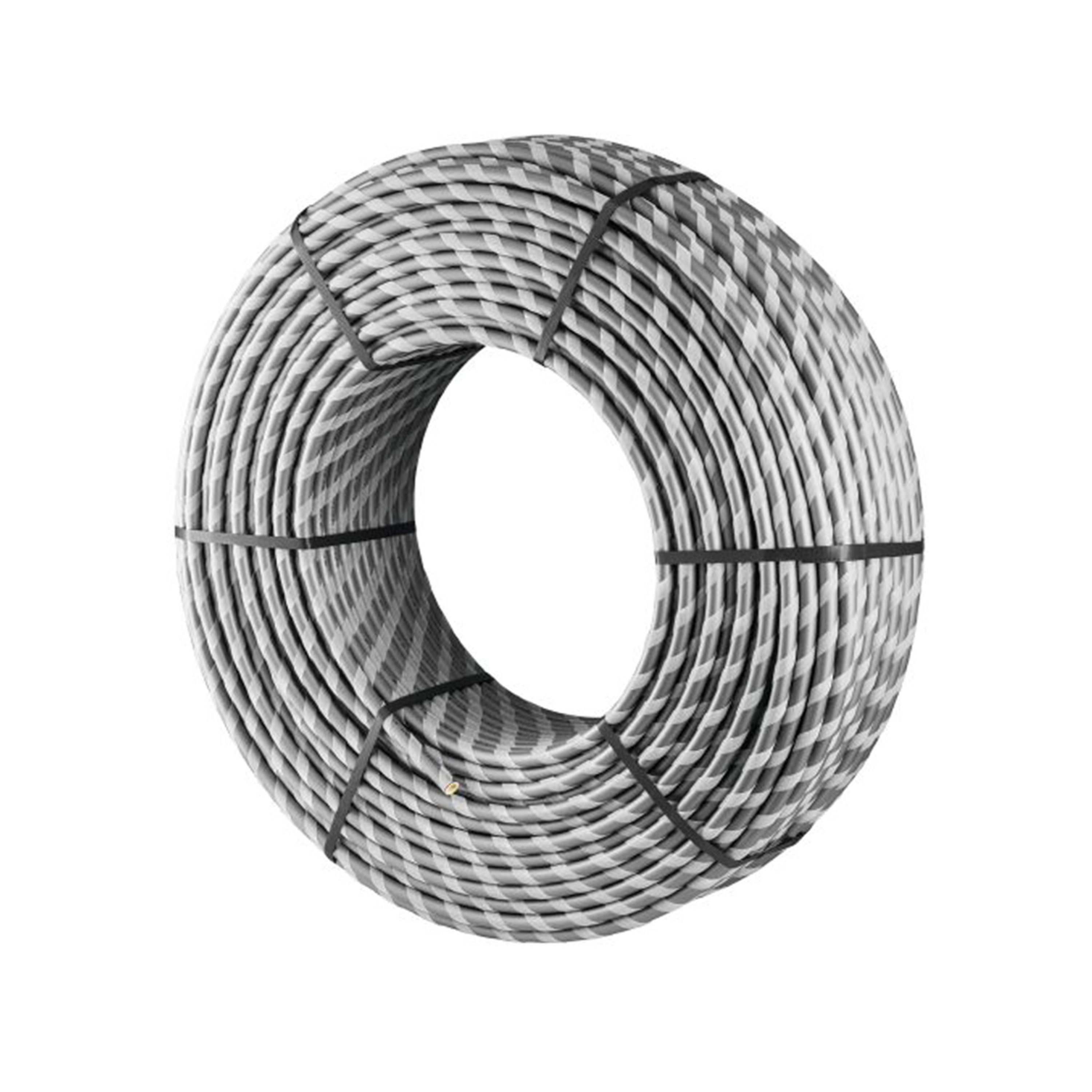 Gulvvarmerør x-net med borrelås, 16x2 mm PE-Xc, 120 m rørkveil