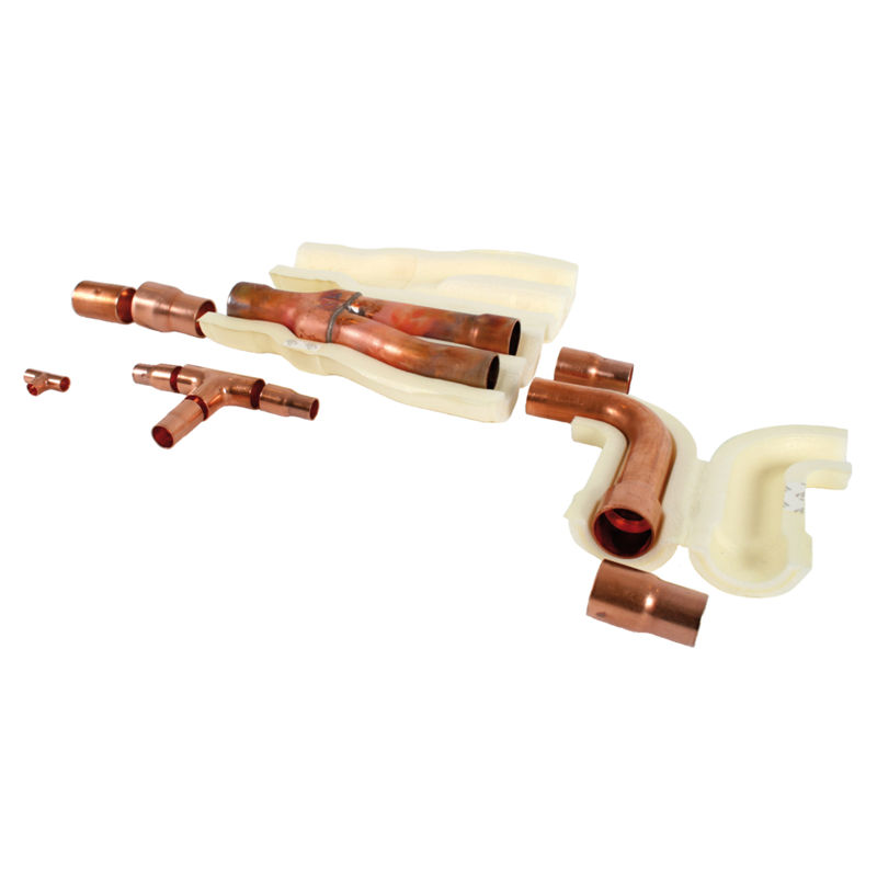 Y/T-forgrening for sammenkobling av VRF-utedel, samlet kjøleeffekt < 72,8 kW