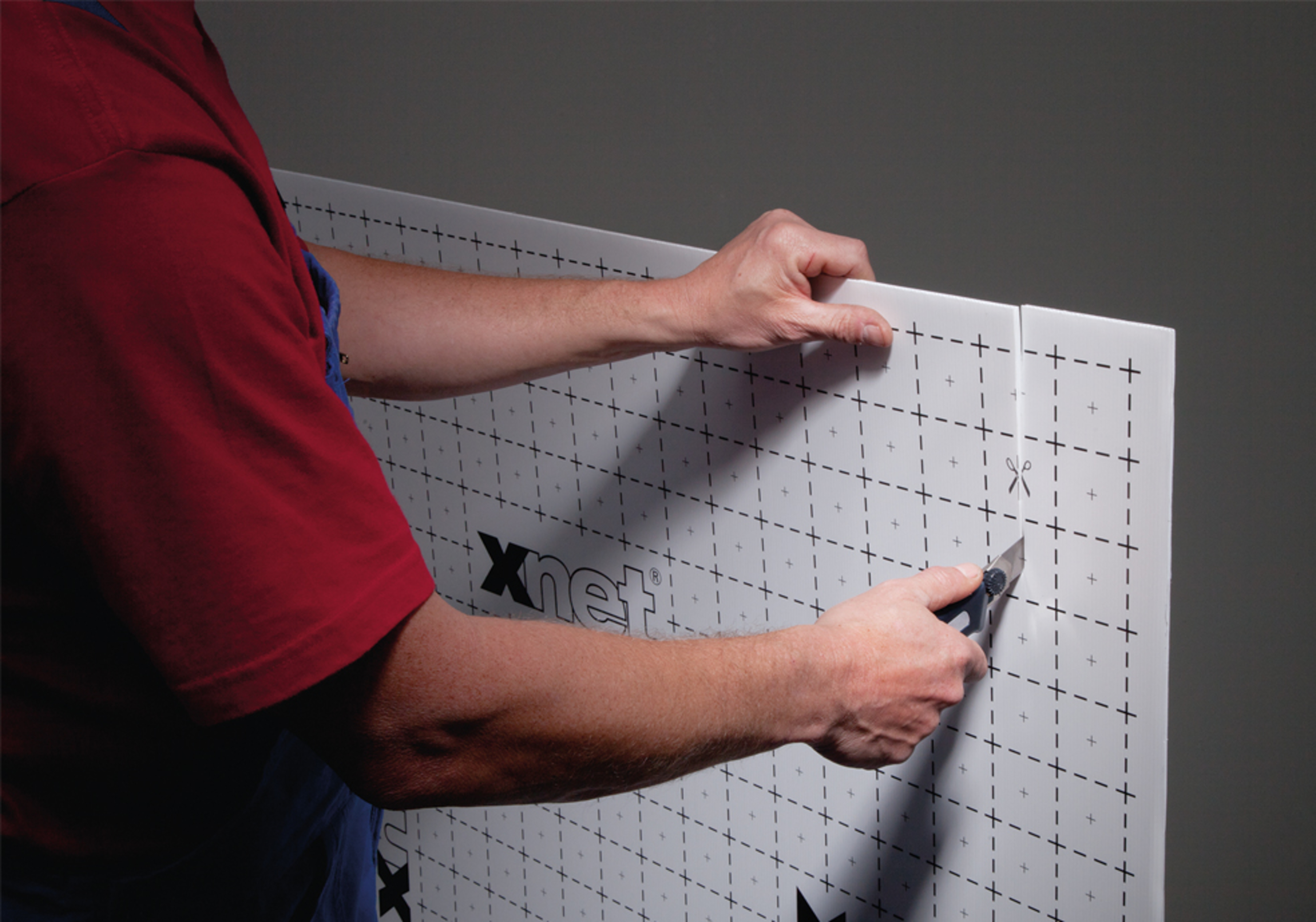 x-net C16 Klipsplate, 1200x1200x5 mm, 10 plater (14,40 m²)