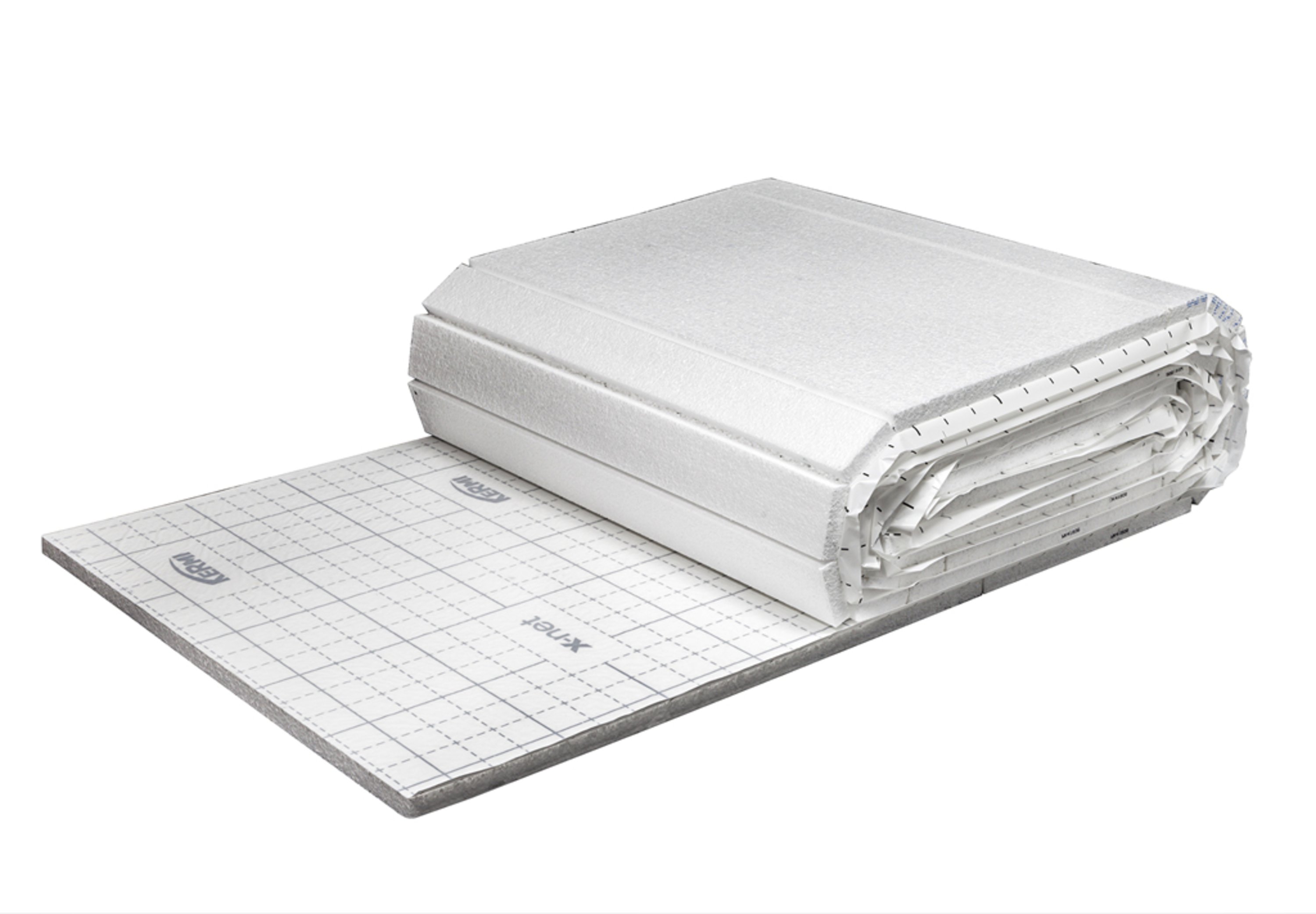 Foliert EPS m/ fleece x-net C17 klett på rull, 10000x1000x25 mm, 10 m²