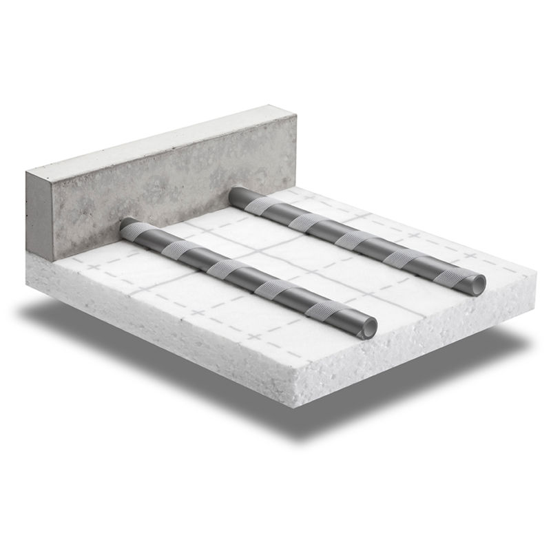 Foliert EPS m/ fleece x-net C17 klett på rull, 10000x1000x25 mm, 10 m²