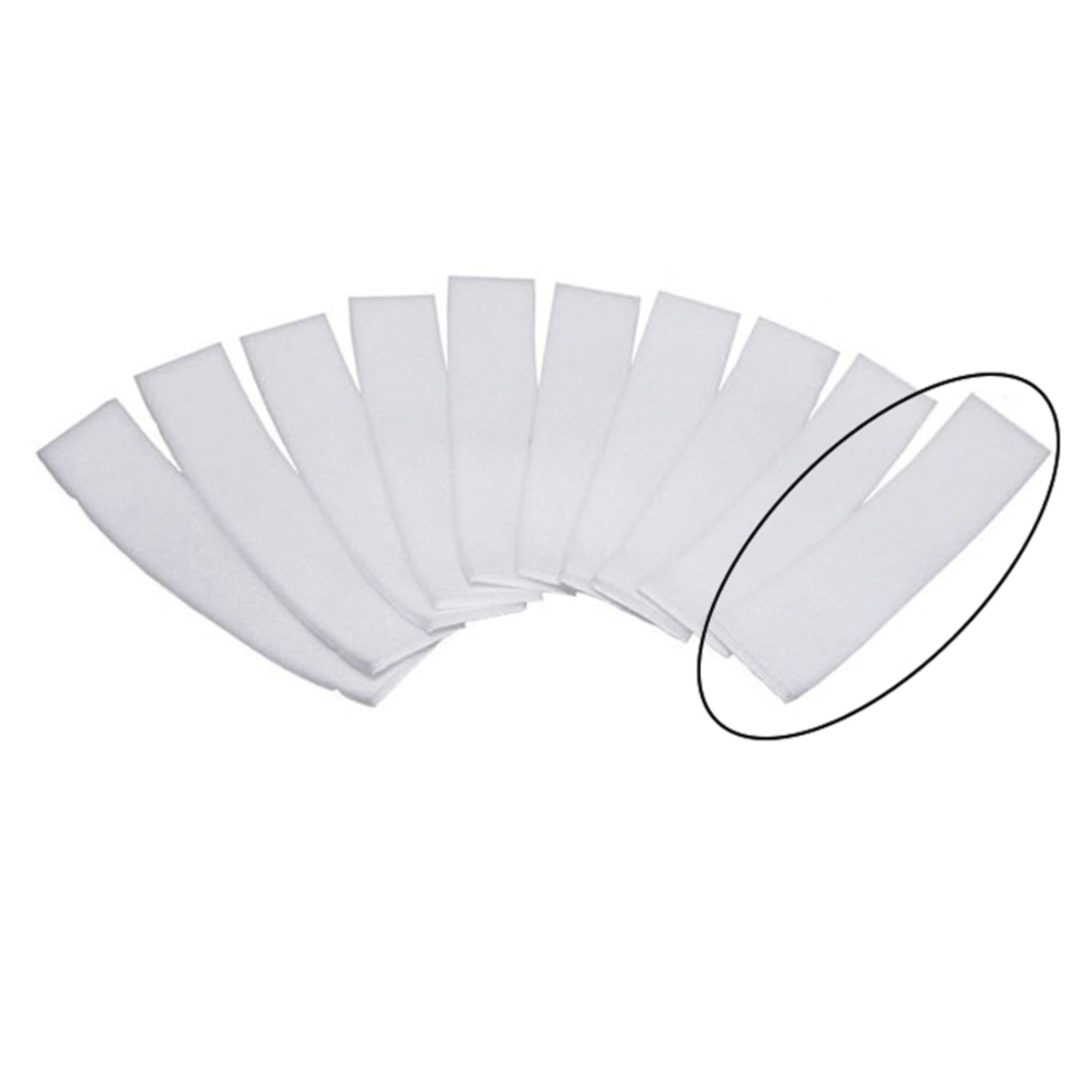 Strips for beskyttelse av rør x-net, PE, 300 x 67 mm, 30 stk