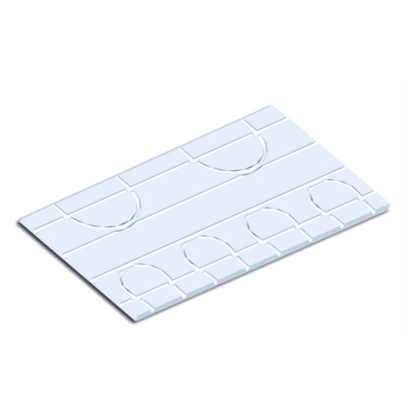 EPS 25 formstøpt plate for 16 mm rør, 1200 x 600 x 25 mm, 7 plater (5,04 m²)