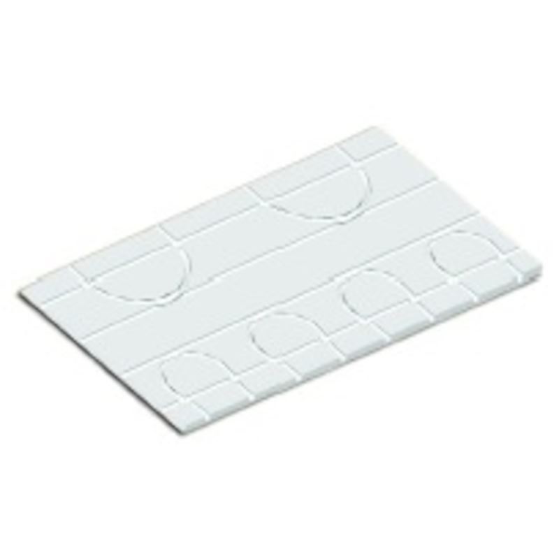  EPS 25 formst&#248;pt plate for 16 mm r&#248;r, 1200 x 600 x 25 mm, 7 plater (5,04 m&#178;)