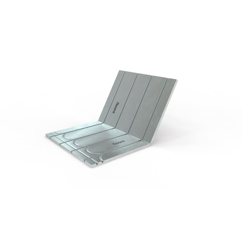 EPS-plate med aluminiumsfolie for 16 mm r&#248;r, cc-192 mm, 25 x 768 x 1175 mm, 0,90 m&#178;