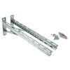 Konsoll for grunnmur, lengde 50 cm, Sett á 2 stk. Galvanisert