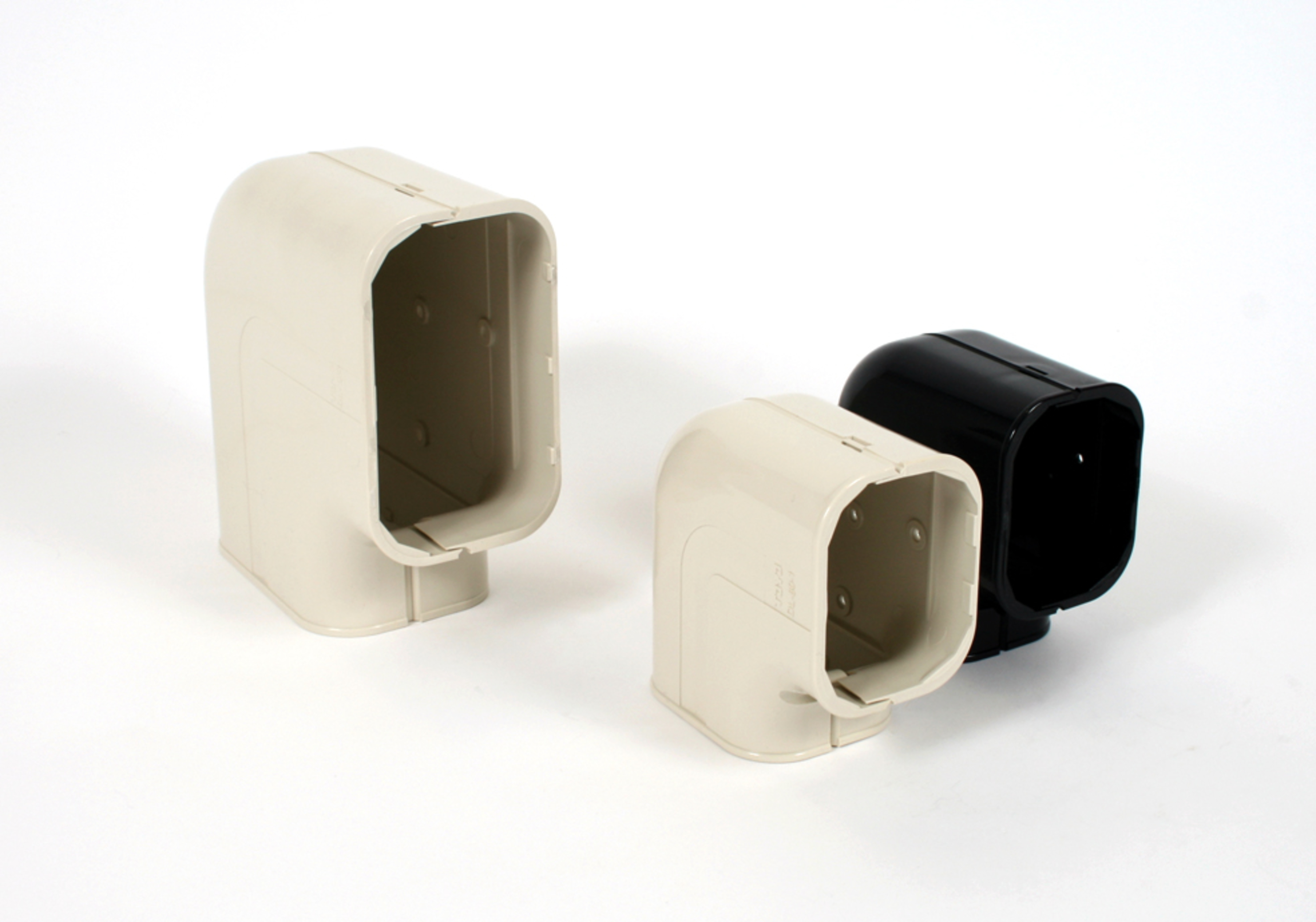 DL-140 Flatt bend 90°, hvit