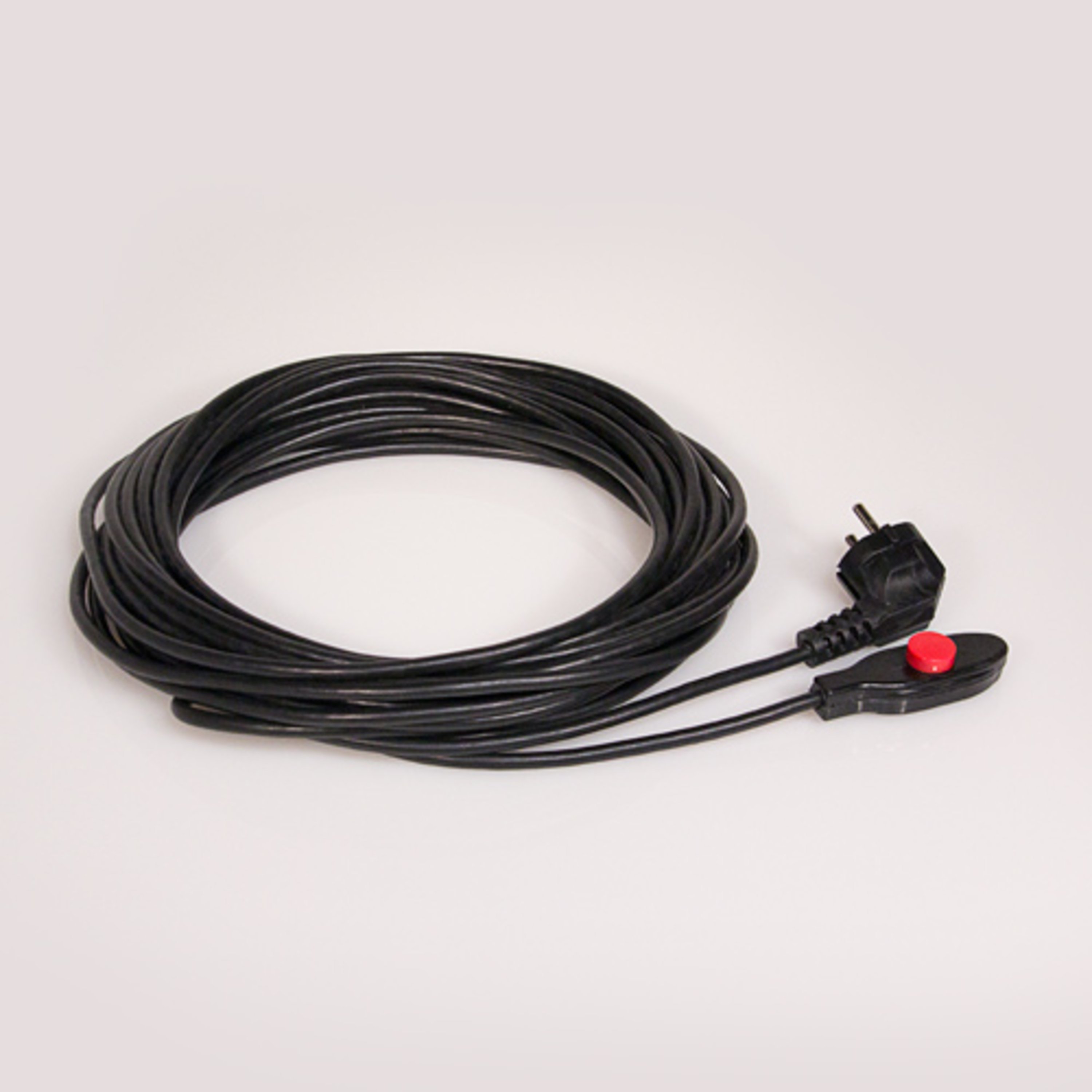 Varmekabel med støpsel 15 W/m, 4 m (+1 m tilførselskabel)