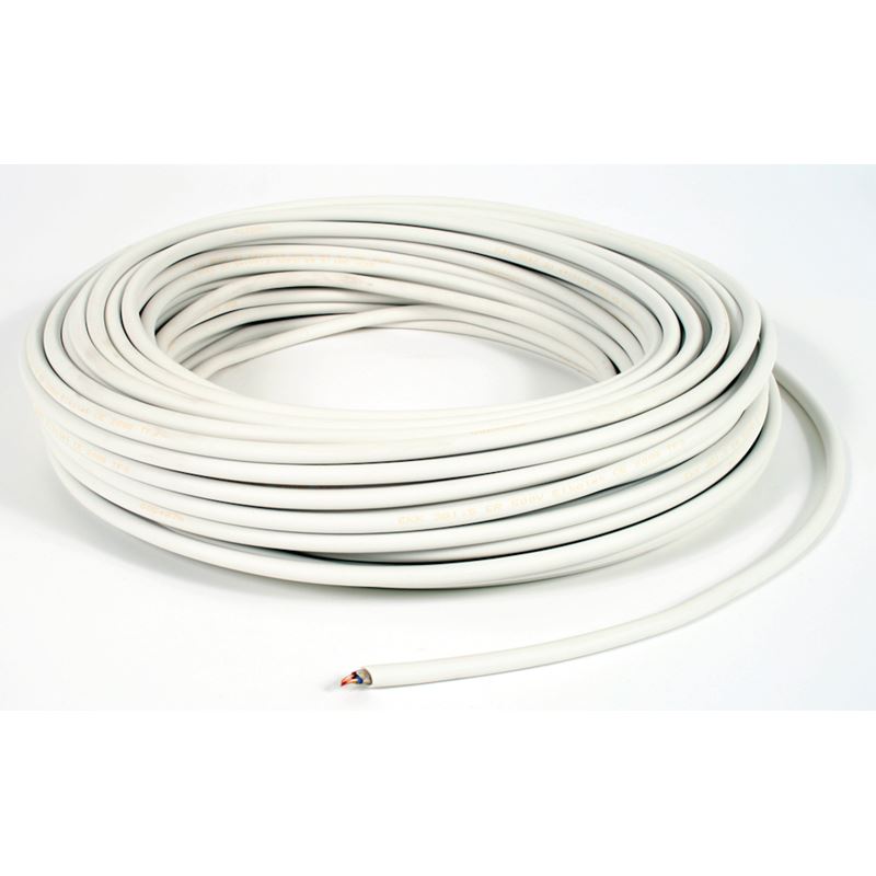 Kabel PFXP 4G, 1,5 mm&#178;, Hvit, 50 m