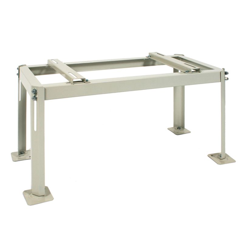 Bakkestativ for utedel, justerbar h&#248;yde 31-41 cm, pulverlakkert, hvit