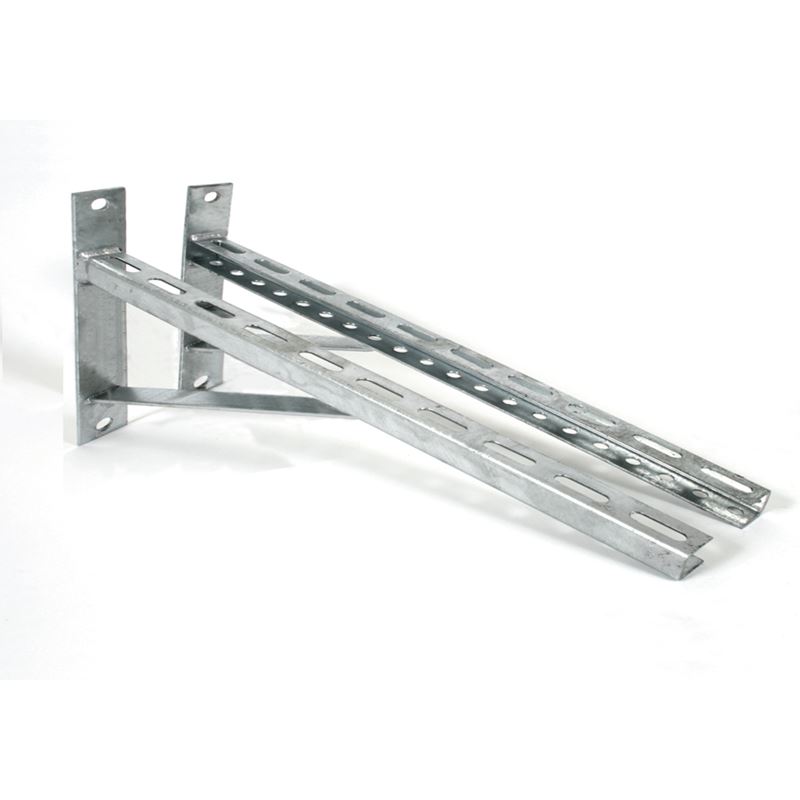 Konsoll for grunnmur, lengde 80 cm. Selges enkeltvis. Galvanisert