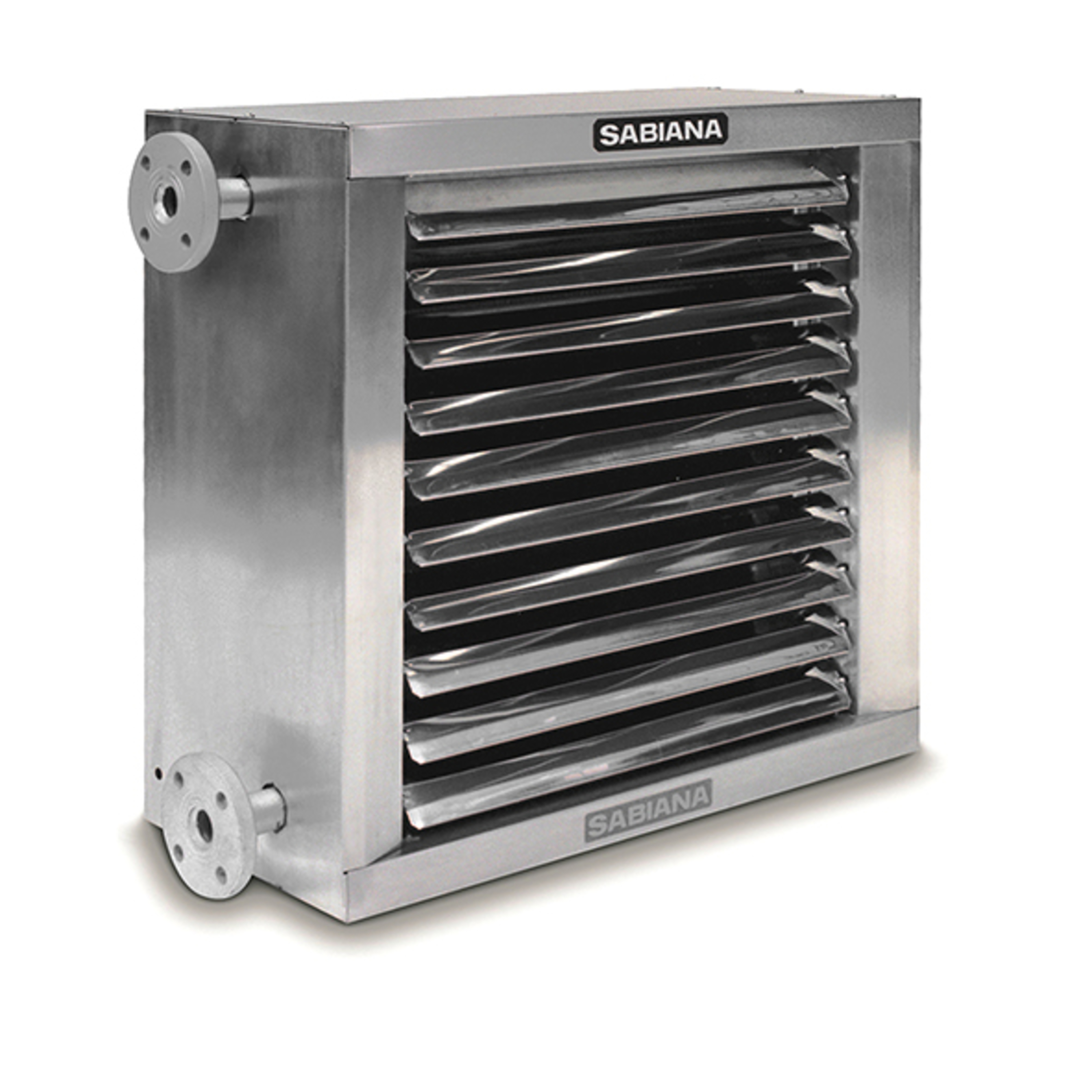 AIX 46I21 viftekonvektor i rustfritt stål