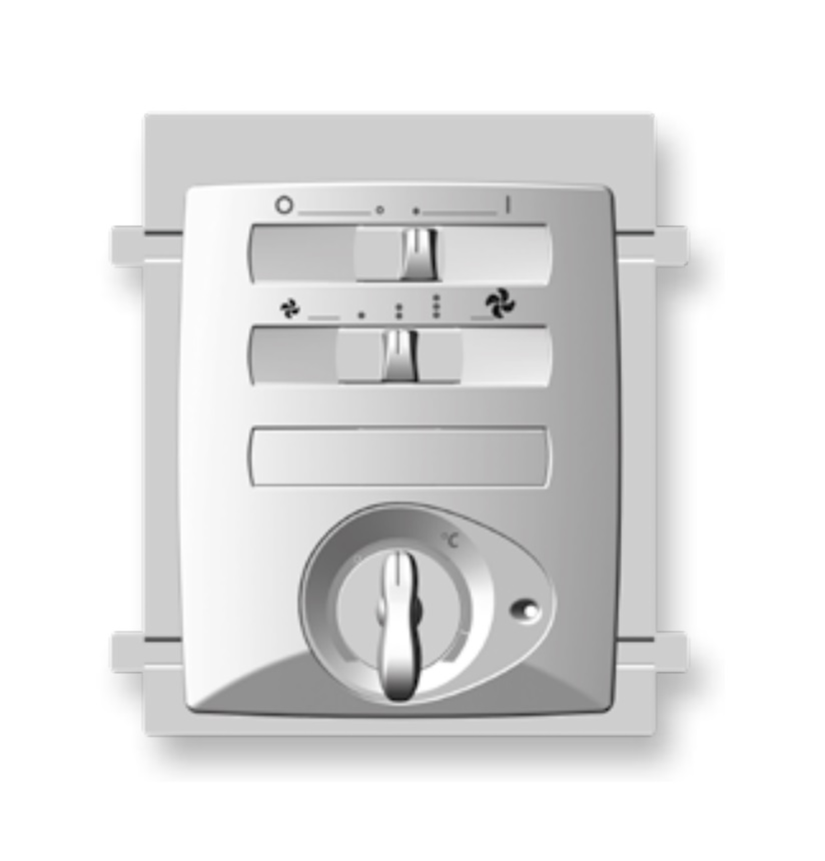 CB-C kontroller m/elektr. termostat, 3-trinns vifte, ekst. veksling s/v-drift