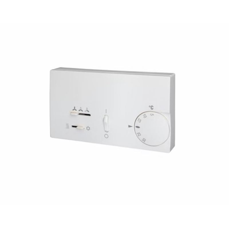 T2T kablet kontroller m/ termostat, 3-trinns vifte, man s/v. Kun for 2-r&#248;rs