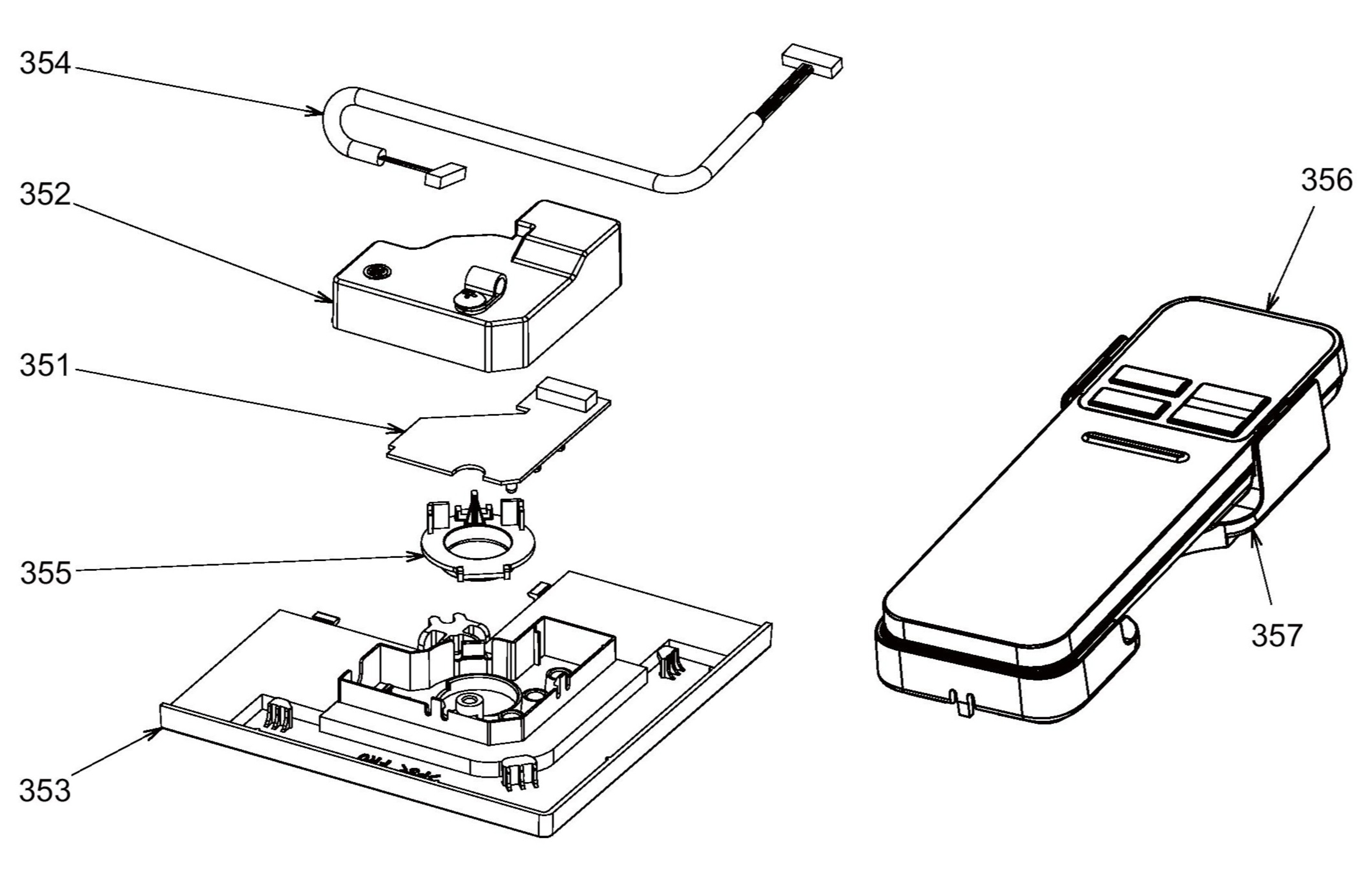 IR fjernkontrollkit for Mini 4-veis takkassett