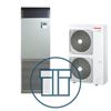 Super Digital Inverter 1401 m/ gulvst&#229;ende innedel, systempakke luft-luft varmepumpe