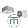 Digital Inverter 561 m/ 4-veis minikassett, systempakke luft-luft varmepumpe