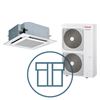 Digital Inverter 1601 m/4-veis takkassett, systempakke luft-luft varmepumpe