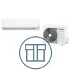 Super Digital Inverter 561 m/ kompakt veggmodell, systempakke luft-luft varmepumpe