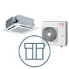 Super Digital Inverter 801 m/ 4-veis takkassett, hvit, systempakke luft-luft varmepumpe