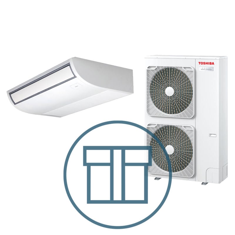 Super Digital Inverter 1101 m/ takmodell, systempakke luft-luft varmepumpe