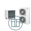 Super Digital Inverter 1101 m/ aerotemper, systempakke luft-luft varmepumpe