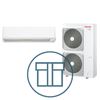 Super Digital Inverter 1101 m/ kompakt veggmodell, systempakke luft-luft varmepumpe