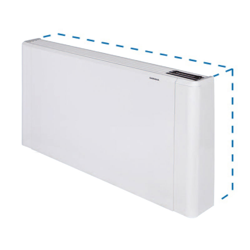 Carisma CFR 2 viftekonvektor, vertikal kapsling