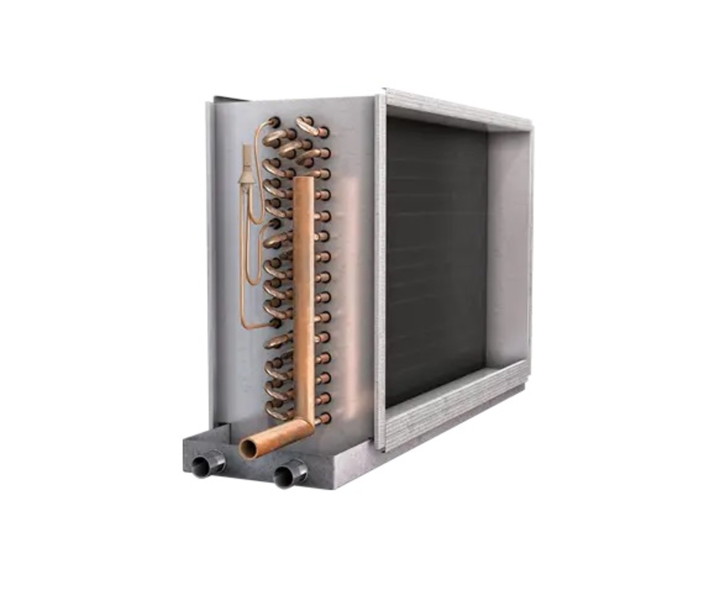 DXGADH-14V DX-batteri til ventilasjon, (for GM/GP1401), R32, venstretilkobling, 14,0 kW