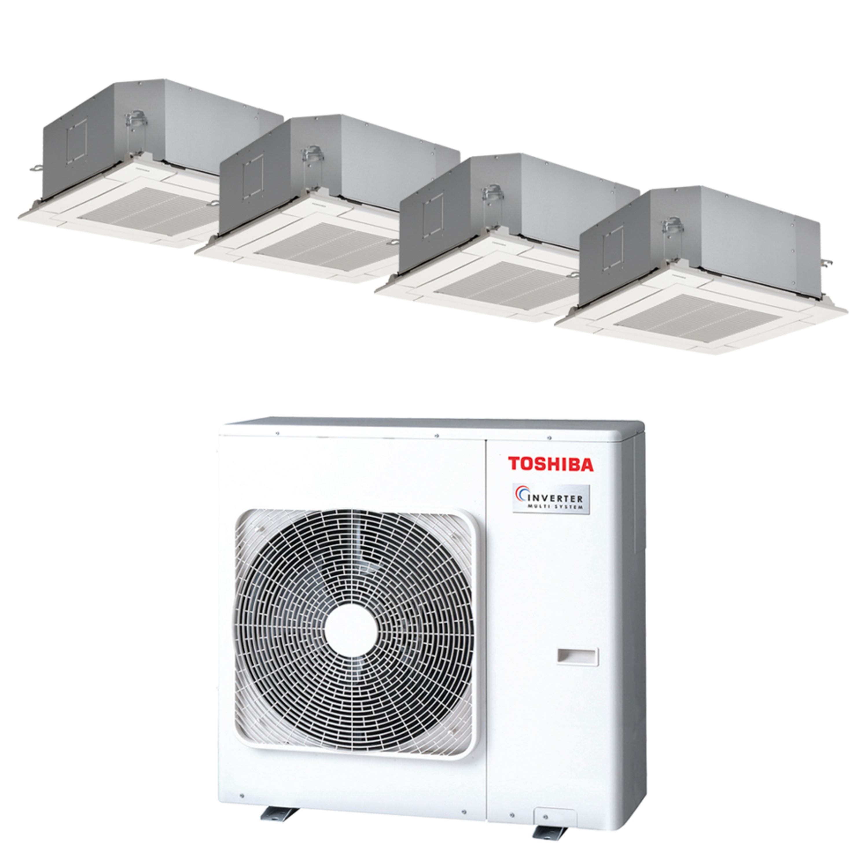 Minikassett 4 stykk 13, hvit, 4M27 luft-luft varmepumpe