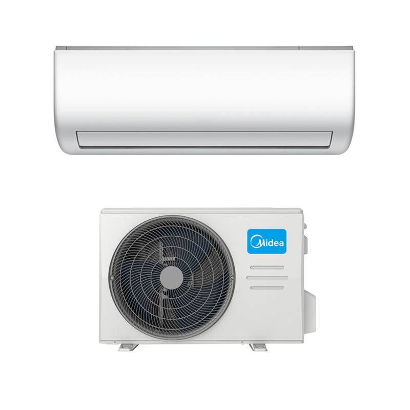 Splitt-aircondition med naturlig kuldemedium