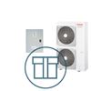 Digital Inverter 1601 m/ styringsboks DX, systempakke luft-luft varmepumpe