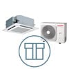Digital Inverter Classic 1401 m/ 4-veis takkassett, hvit, systempakke luft-luft varmepumpe