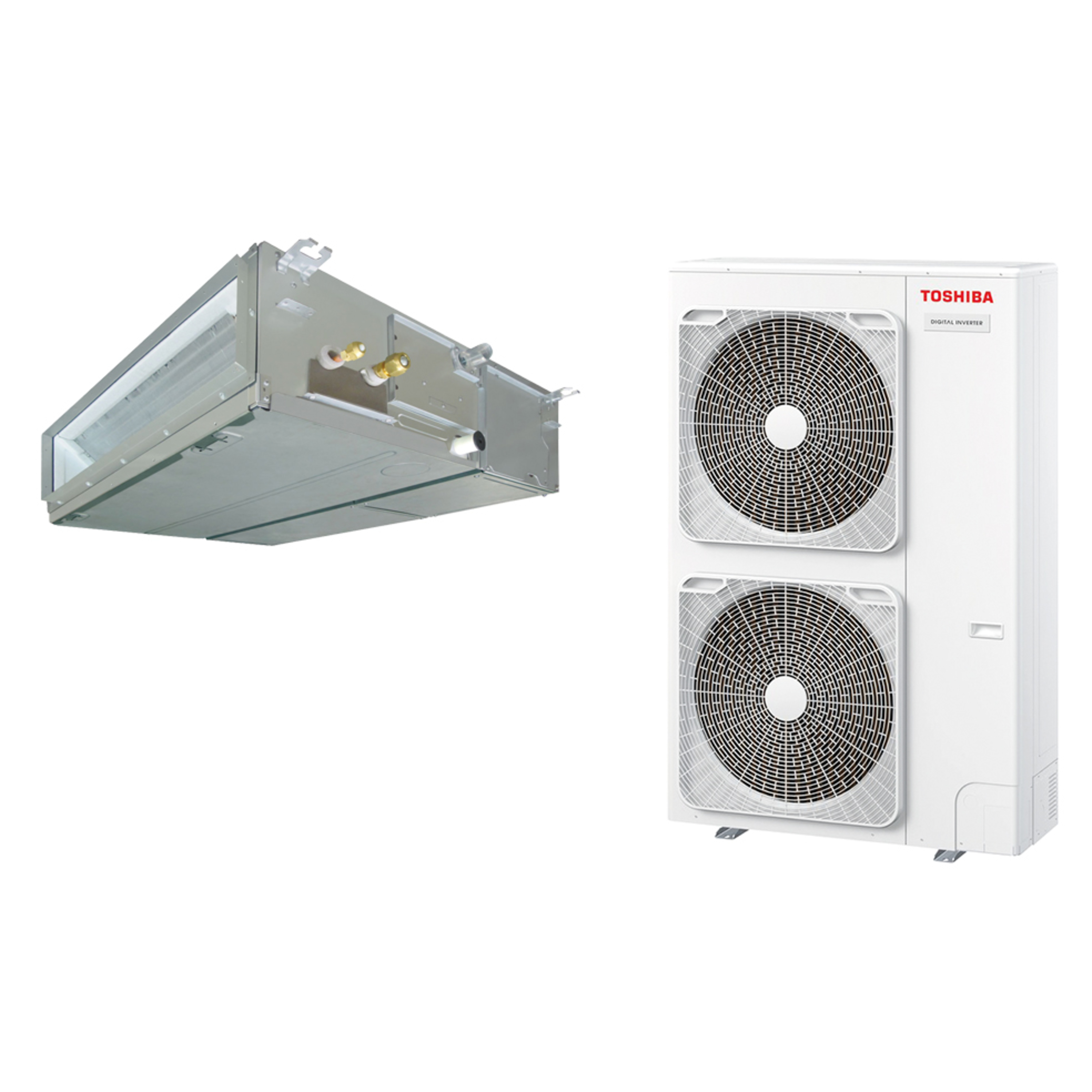 Digital Inverter 1601 m/ kanalmodell, systempakke luft-luft varmepumpe