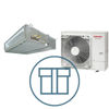 Digital Inverter 1603 m/ kanalmodell, systempakke luft-luft varmepumpe
