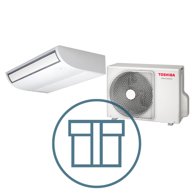 Digital Inverter 803 m/ takmodell, systempakke luft-luft varmepumpe