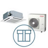 Digital Inverter 1403 m/ 4-veis takkassett, hvit, systempakke luft-luft varmepumpe