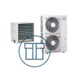 Super Digital Inverter 1403 aerotemper m/ viftestyring, systempakke luft-luft varmepumpe