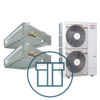 Super Digital Inverter 1403 m/ 2 x kanalmodell, systempakke luft-luft varmepumpe