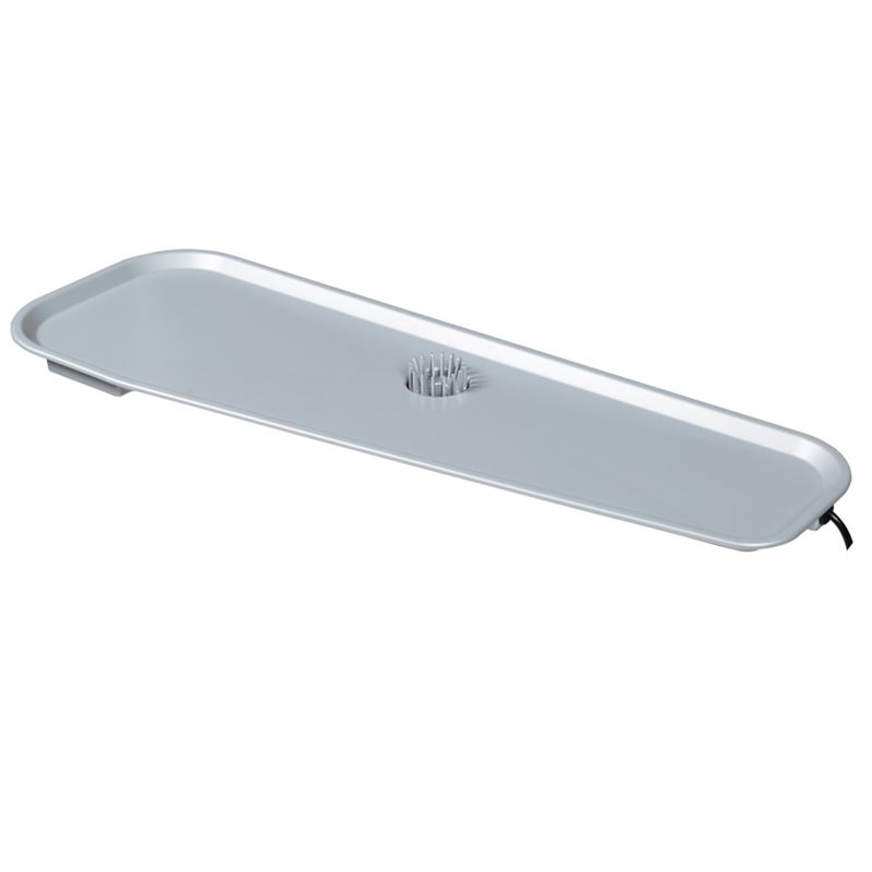 Pancake3 ECO dryppanne m/ vibrasjonsdempere og 2-trinns varme, 255 x 760 mm
