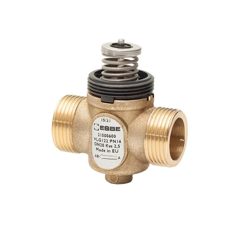 VLG122, 2-veis ventil PN16 15, kvs1,6, 1/2&quot; utv. gjenge