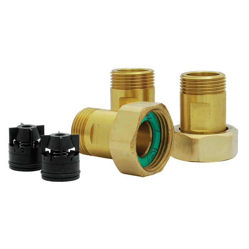 Koblingsett ESBE KTD312, 3 stk. 1&quot; - 3/4&quot; innv./utv. gjenger+ 2 stk TBSV