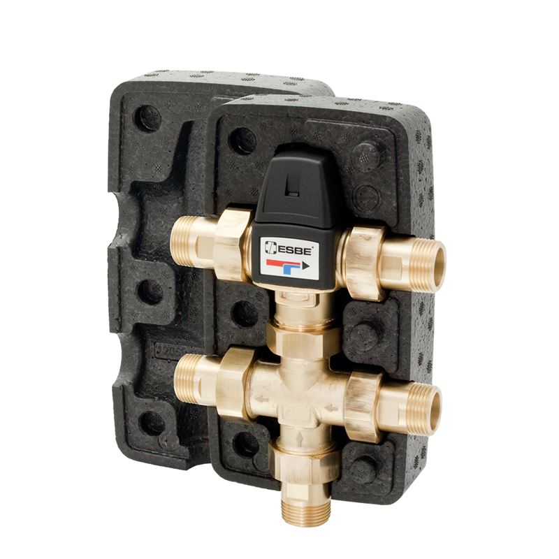 VTR322 termisk sirkulasjonsett, vvc 35 - 60 &#176;C Kvs 1,6, 3/4&quot; utv. gjenger