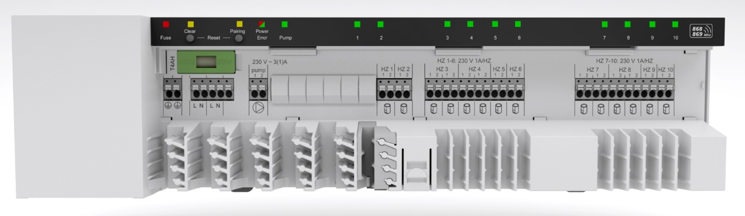 Trådløs romregulering Alpha Smartware Master Premium, 6 soner, 230V