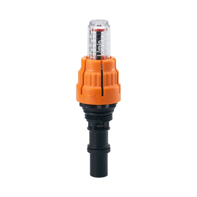 Topmeter med skala 0 - 5 l/min, 1/2&quot; utv. gjenger